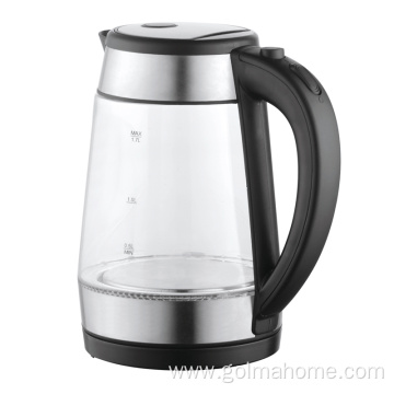 Wholesale Cheap 1.7l Stainless Steel Glass Kettle